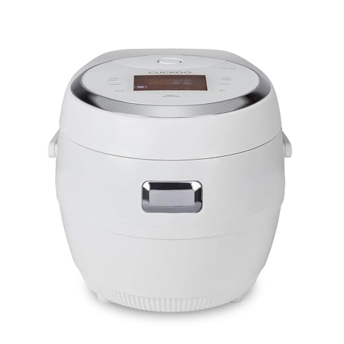 CUCKOO CR-1020F | 10-Cup (Uncooked) Micom Rice Cooker | 16 Menu Options: White Rice, Brown Rice & More, Nonstick Inner Pot, Designed in Korea | White