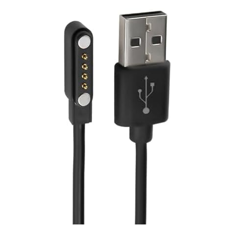 Nilsinn Replacement Magnetic Charging Cable for Bone Conduction Headphones (4 Pin) Cover