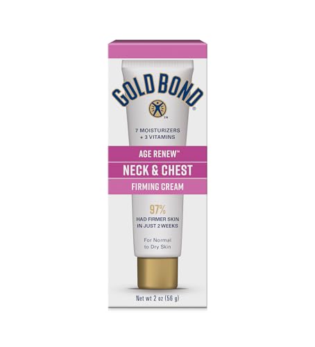 Gold Bond Age Renew Neck & Chest Firming Age Renew Cream, 2 oz., Clinically Tested Skin Firming Cream