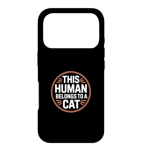 This Human Belongs To A Cat �X�}�z�P�[�X iPhone 17 Pro �p