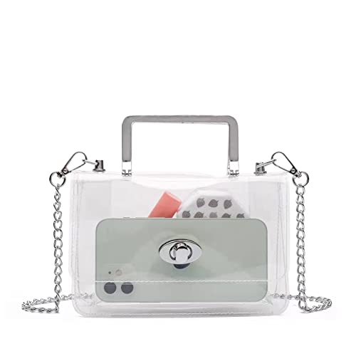Transparent Clutch Clear Purse Crossbody Shoulder Bags Stadium Approved Bags