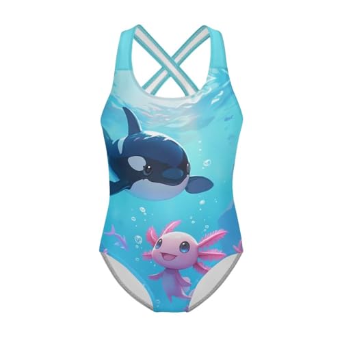 Maillot de bain fille bretelles croisées dos vêtement de bain sport
