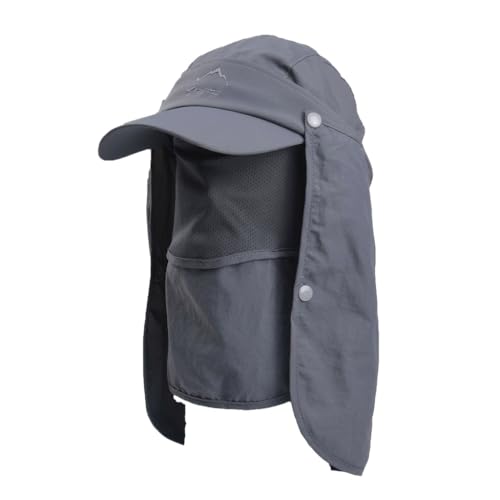 Image of GUSTAVE Mens Sun Hat Wide Brim Summer Sun Cap UV Protection Fishsing Hat Foldable Bucket Hat Outdoor