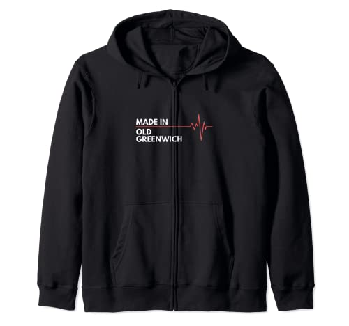 Made In Old Greenwich Connecticut Place Of Birth Hometown Zip Hoodie
