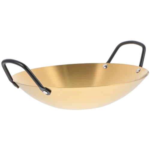 Wok de Acero Inoxidable con Doble Asa Antiadherente miniatura 1