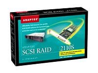 Adaptec 1931600EU Carte d'extension pour PC SCSI Raid 2110S Contrôleur de stockage (Raid) 2 Canal ultra 160 SCSI 160 MO/S Raid 0, 1, 5, 10, 50, JBOD PCI 64