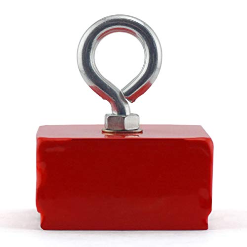 Master Magnetics Strong Retrieving Magnet With Eyebolt And Nut, Fishing Magnet With Magnetic Shields, 07541 #TOP1
