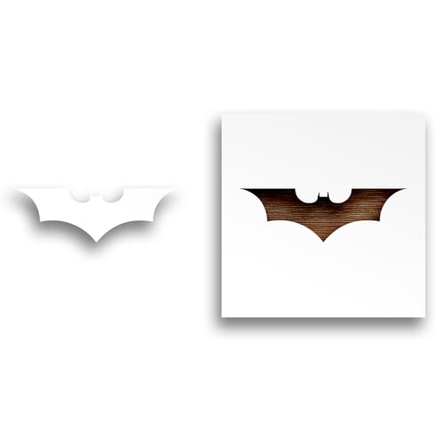 Bat Symbol Inspired Stencil 10 x 10 Inch Reusable Mylar...