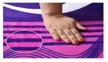 Image of VAS COLLECTIONS Premium Plush Double Blanket | 300 GSM Lightweight Cozy Soft for Bed, Sofa, Couch, Travel & Camping| 220x230 cm or 86x90 inches | Pink&Blue