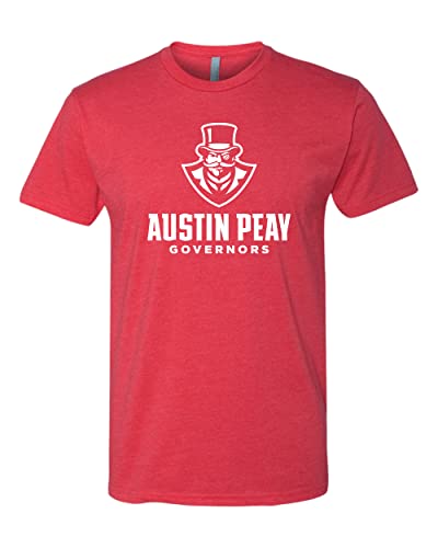 Austin Peay Governors Unisex Premium Short Sleeve T-Shirt (Red, 2X-Large) - Austin Peay Governors Apparel