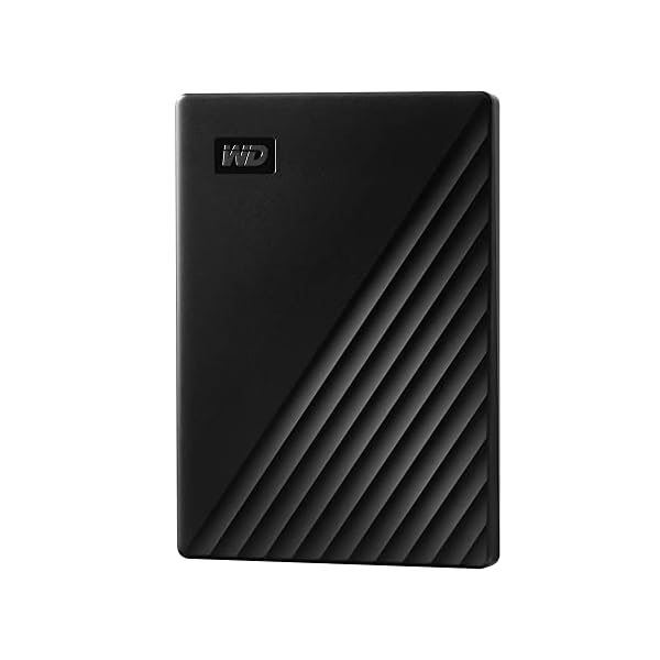 WD 1TB My Passport, Portable External Hard Drive, Black, backup software with defense against ransomware, and password protection, USB 3.1/USB 3.0 compatible – WDBYVG0010BBK-WESN