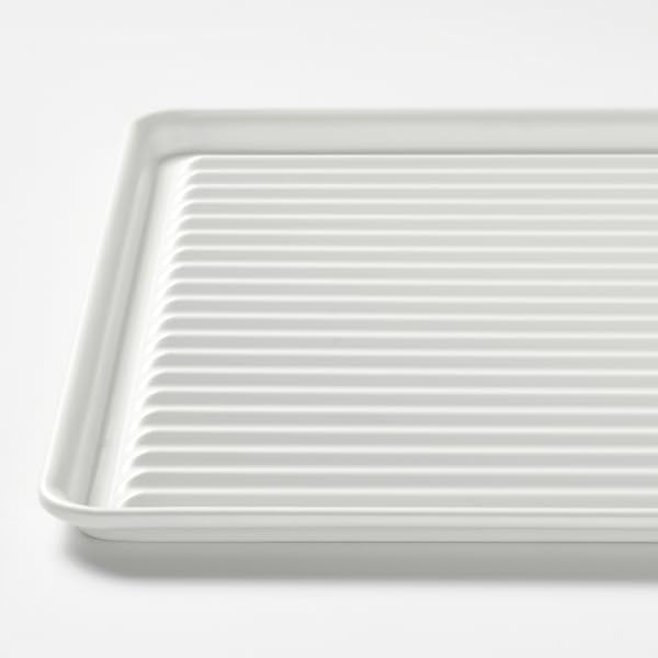 ProTuning VÄLVÅRDAD Scolapiatti, bianco/zincato, 52x35 cm
