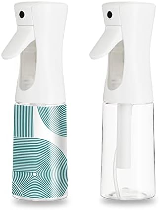 Hair Spray Bottle Continuous Mist Spray Bottle Refillable Plastic Fine Spraying Bottle for Hair Styling, Plants, Cleaning, Misting & Skin Care