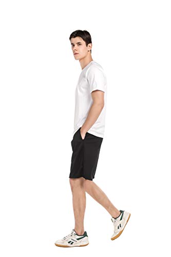 ▷ SAYFINE - Paquete de 2 pantalones cortos atléticos para hombre,