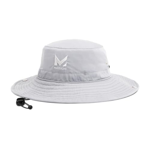 MISSION Cooling Bucket Hat - Unisex Wide-Brim Hat for Men & Women - Lightweight, Foldable & Durable - Cools Up to 2 Hours