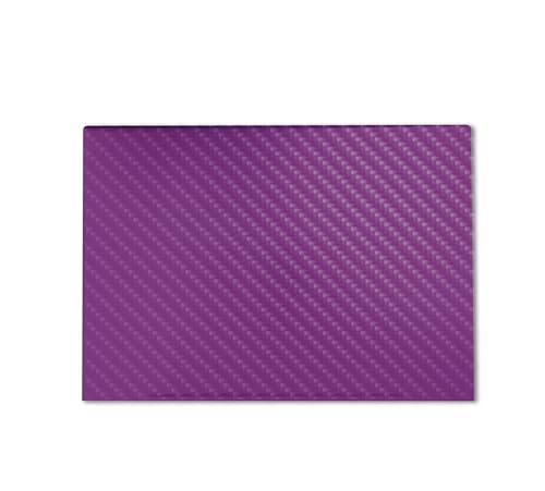 Image of Carbon Fiber Gaming Skin Compatible with HP Envy x360 16 inch (2023) - Solid Purple - Premium 3M Vinyl Protective Wrap Decal Cover - Easy to Apply | Crafted in The USA by MightySkins