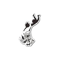 Amazon.co.jp: BANKSY バンクシー 透明 ステッカー BNK-001XS