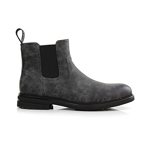 Image of Polar Fox Men's Classic High-Top Chelsea Boot | Stylish Slip-On Ankle Boot for Dress, Casual & Formal Wear