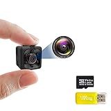 1080P Smart Camera with 32GB Card, Full HD Camera, Camera with Night Vision & Motion Detection, Indoor Outdoor Camera for Car Home Office, Spy Camera