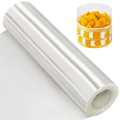 YQL Cake Collar 12x394 Inch Roll Acetate Sheets for DIY Baking