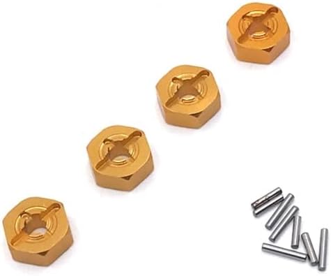 Compatible with Wltoys 144001 144010 124007 124016 124018 124019 A949 A959 A959-B Metal 12mm Wheel Hex Hub Adapter Combiner RC Car Upgrade Parts