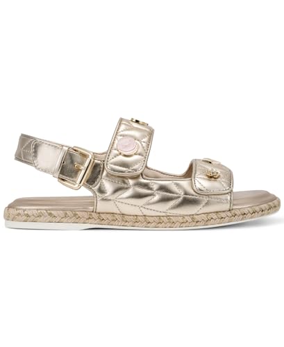 Image of KARL LAGERFELD Women's Charlay Double Strap Sandal With Pin Embellishments