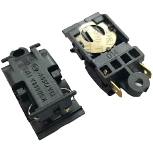 Electric Kettle Push Button Switch 1Way 16A 250V Thermostat