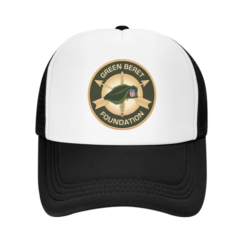 Green Beret Foundation Trucker Hat Snapback Mesh Baseball Cap Unisex2