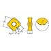 Sandvik Coromant 325R16-150HAF01 1105 PVD Coated Solid Carbide CoroMill 325 Grooving Indexable Milling Insert (Pack of 10)