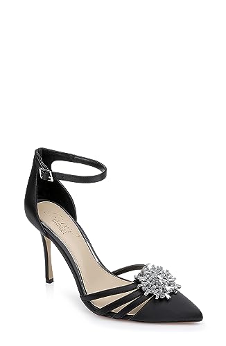 Jewel Badgley Mischka Violette Crystal Pointed Stiletto Heels2