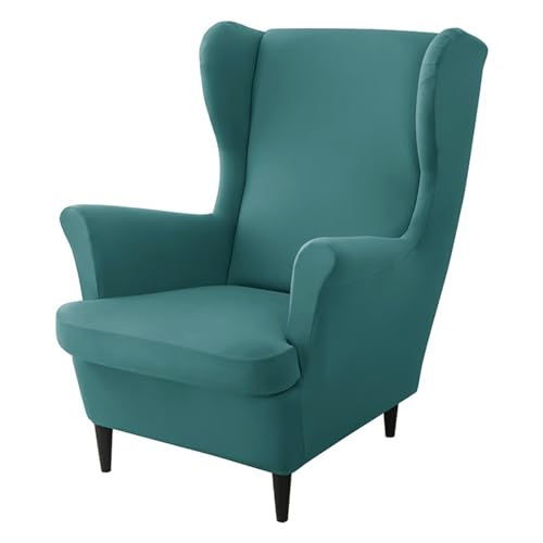Set di 2 poltrone moderne in seta latte con cuscino