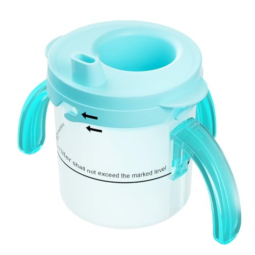 Ablefector Dysphagia Cups for Adults, Sippy Cup for Elderly Spill Proof, 5cc,10cc,15cc Regulating Drinking Cup, Controlled Liquid Slow Flow Drinking Aids for Disabled, Swallowing Difficulties