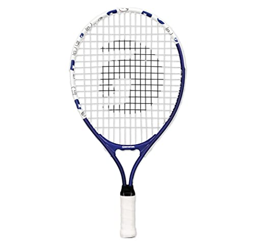 Gamma Sports Junior Tennis Racquet: Quick Kids 19 Inch Tennis Racket - Prestrung Youth Tennis Racquets for Boys and Girls - 93 Inch Head Size - Blue