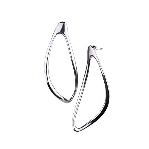 Lera GINSBURG Boucles d'oreilles en laiton rhodié et poli Cover