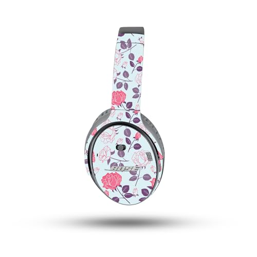 Image of MightySkins Skin Compatible with Bose QuietComfort 35 II Headphones - Vintage Floral | Protective, Durable, and Unique Vinyl Decal wrap Cover | Easy to Apply, Remove, and Change Styles