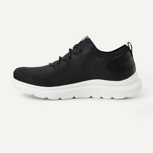 Amazon Essentials Unisex Kinder Leichte Laufschuhe, Schwarz Weiß, 37 EU
