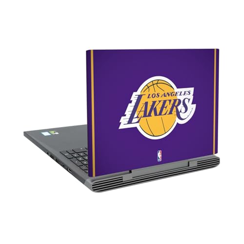 Skin Vinyle NBA Los Angeles Lakers Violet pour Protéger la Coque Dell Inspiron 15 7000 P65F