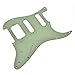 Dopro 11-Hole Strat HSS Guitar Pickguard 2-Screw Humbucking Pickup Mount Fits American FD Stratocaster Mint Green