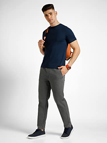 Image of Urbano Fashion Men's Regular Fit Mid Rise Washed Jogger Jeans Stretchable