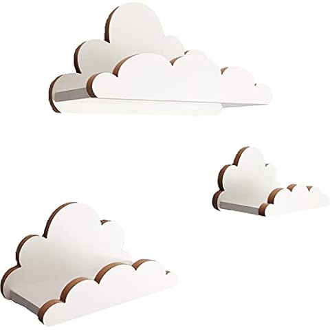 Estanterías de Pared MOLILAND con Diseño de Nubes Cover