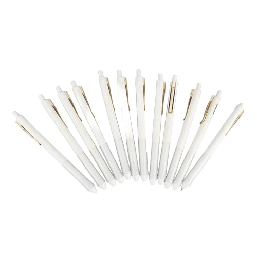 Stylo à bille rétractable noir AYNEFY 0,38 mm pour étudiant bureau dessin lot de 12