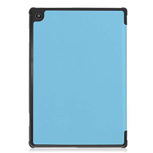 Image of Robustrion Smart Trifold Hard Back Flip Stand Case for M10 FHD Plus 10.3 inch - Light Blue