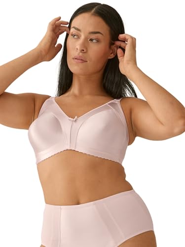 Naturana® Minimizer BH ohne Bügel [Cup B-G] I Maximaler Halt Dank durchdachter Schnittführung & Breiten Trägern I BH Minimizer für eine optisch kleinere Cupgröße 80 Blush B 1