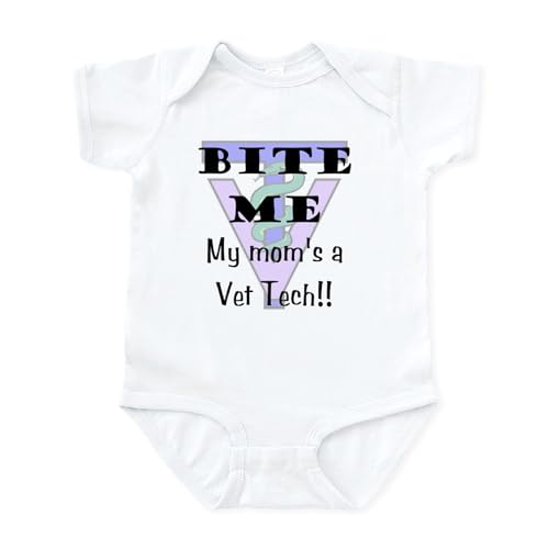 CafePress Infant Bodysuit Mom Vet Tech Cute Infant Bodysuit Baby Romper