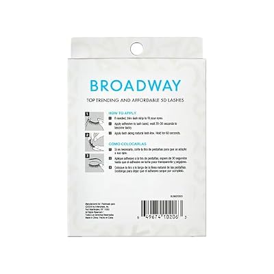 Broadway Eyes Strip False Eyelashes Multipack Fake Eyelashes Natural to Dramatic Look Lash Set 5 Pairs (26)