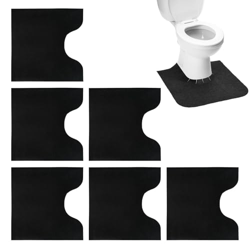 Tapis de toilette antidérapant en U absorbant et lavable - 8