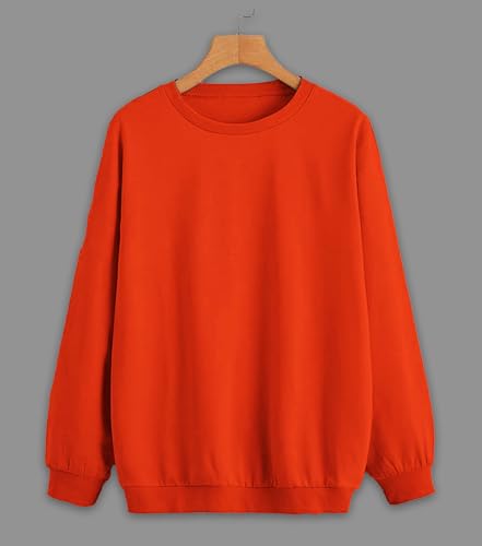 Image of Mack Jonney Solid Round Neck Cotton Fleece Sweatshirt for Men-VMACK639167