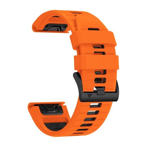 [KPQWEDB] QuickFit 22mm 26mm VRXgbv Fenix 7X 7 Pro Solar/6X 6/Epix/Forerunner 965 955 945 935/Instinct 2X ohΉ(Orange Black,