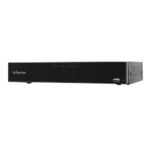 Evtevision 16 Canales HD 1080P Grabador de Video Digital H.264 AHD DVR/HVR/NVR,HDMI P2P, Onvif, Android/iOS App, Detección de Movimiento, Email Alarma,Cámara de Vigilancia CCTV