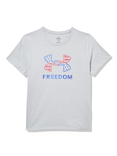 Under Armour Girls Freedom Foil Short Sleeve T Shirt